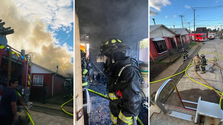 Bomberos de La Unión controló incendio declarado en dos viviendas en La Unión 