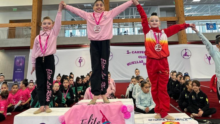 Club Rítmica Española Valdivia brilla en campeonato en San José de la Mariquina