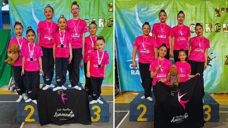 Club Amaranta de Valdivia obtiene cinco medallas de oro en Curicó