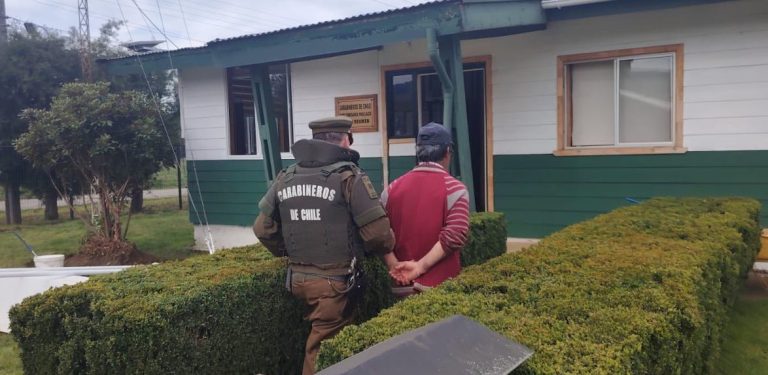 Carabineros detiene a sujeto acusado de presunta agresión sexual en sector rural de Paillaco