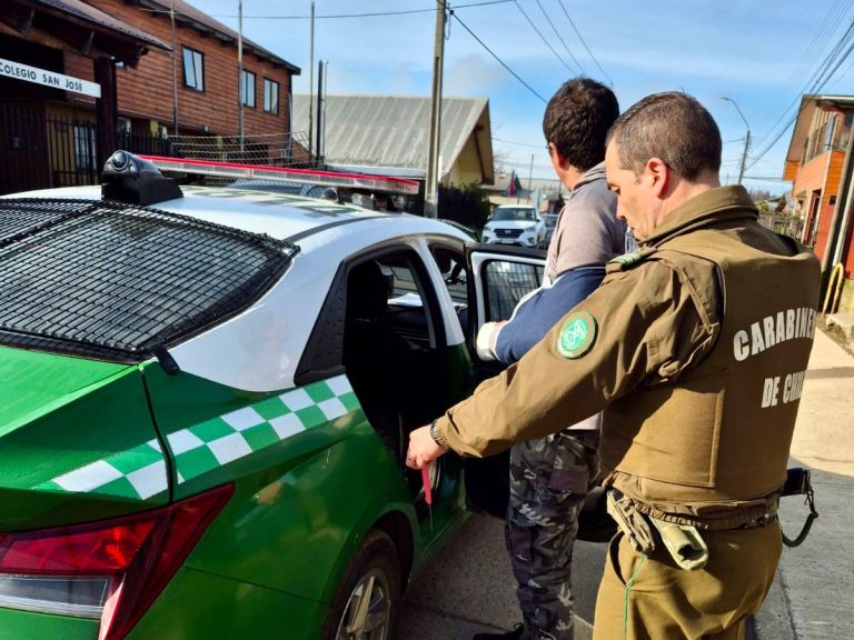 Prisión preventiva para hombre que robó en casa de su excuñada en Mariquina