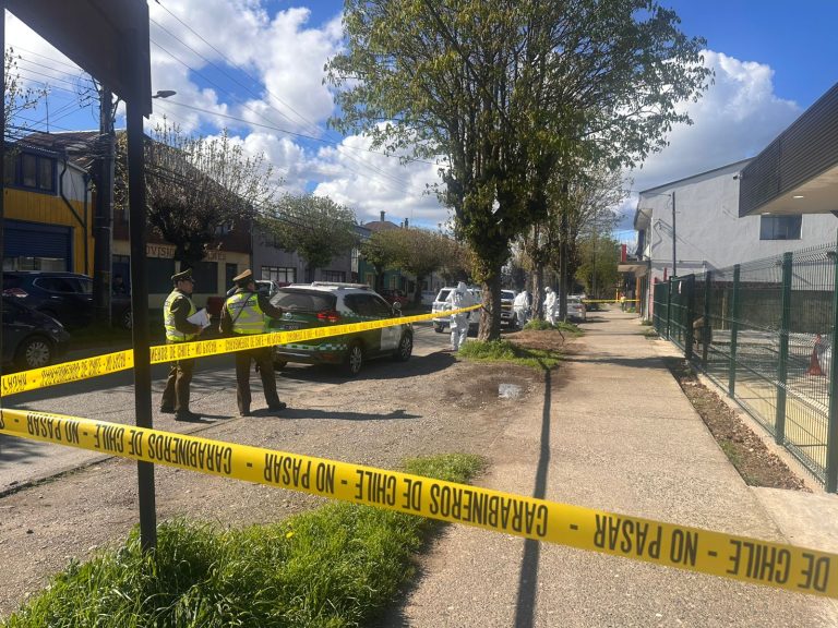 Fiscalía de Los Ríos investiga ataque armado que dejó herido a joven estudiante de 19 años en Valdivia