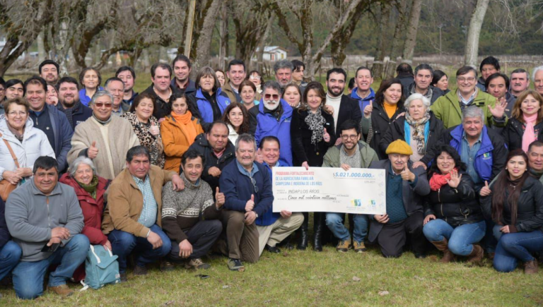 Comunidad indígena de Los Lagos inaugura pozo profundo con energía solar y riego por aspersión gracias a convenio INDAP–CONADI