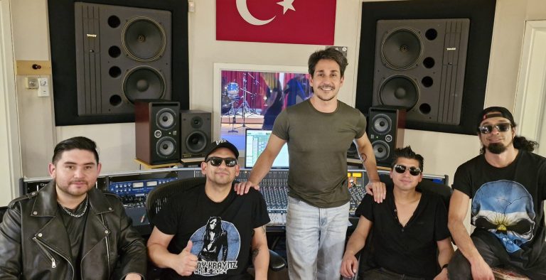 Banda riobuenina Prim@tes graba su segundo disco en emblemáticos estudios de Buenos Aires