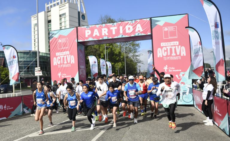 Más de dos mil personas participaron en la corrida familiar “Chile se Mueve”
