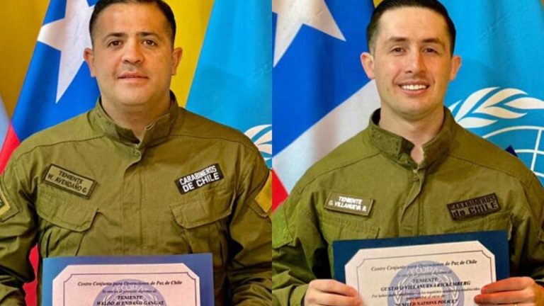 Dos carabineros oriundos de Los Ríos acreditados para futuras misiones de paz de la ONU