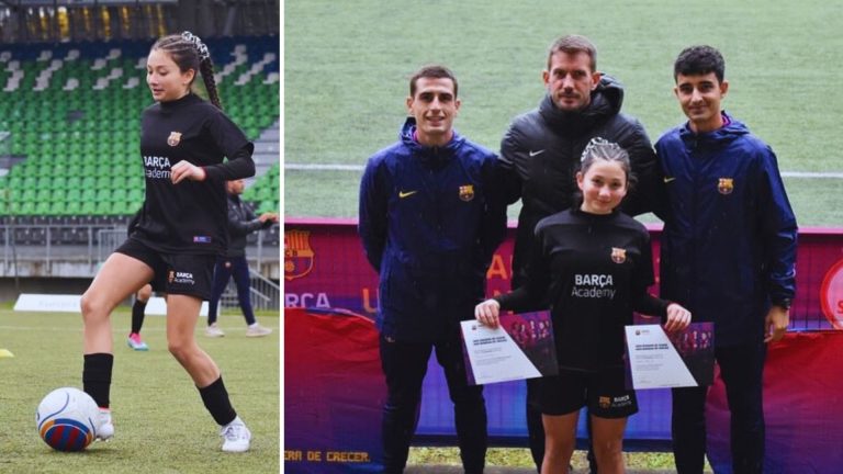 Joven futbolista de Río Bueno fue seleccionada para probarse en La Masía del FC Barcelona de España