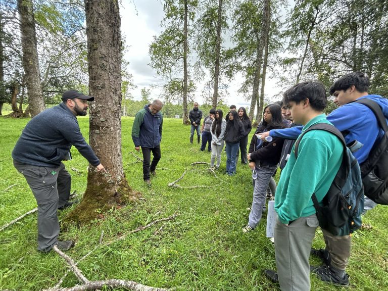 CONAF Los Ríos realizó en Río Bueno innovador «Día de Bosque» con estudiantes
