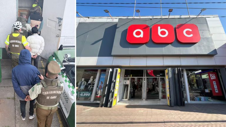 Cuatro detenidos por violento robo con intimidación en tienda ABC de Valdivia