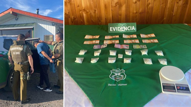 Carabineros detiene a tres sujetos por robo en vivienda y porte de drogas en Río Bueno