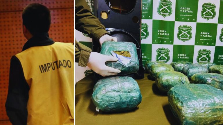 Condenan a colombiano que fue sorprendido con 13 kilos de marihuana en La Unión