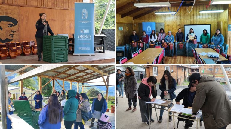 Futrono impulsa talleres de compostaje domiciliario para fortalecer la educación ambiental en la comuna