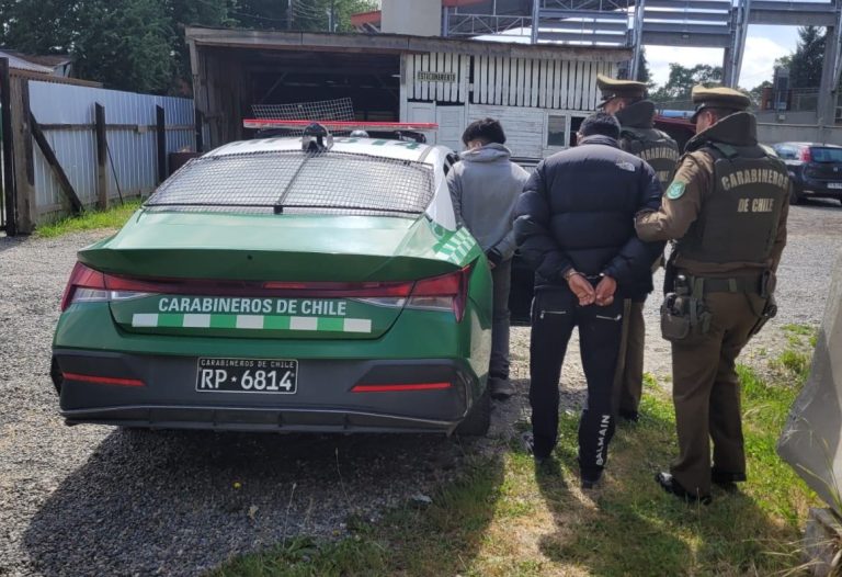 Operativo policial permite detener a banda con amplio prontuario tras robo en Máfil