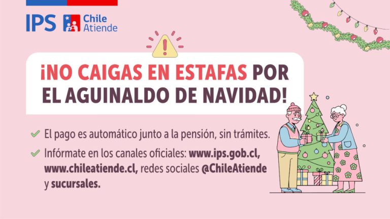 IPS comparte medidas preventivas: ¡No caigas en estafas por el Aguinaldo de Navidad!