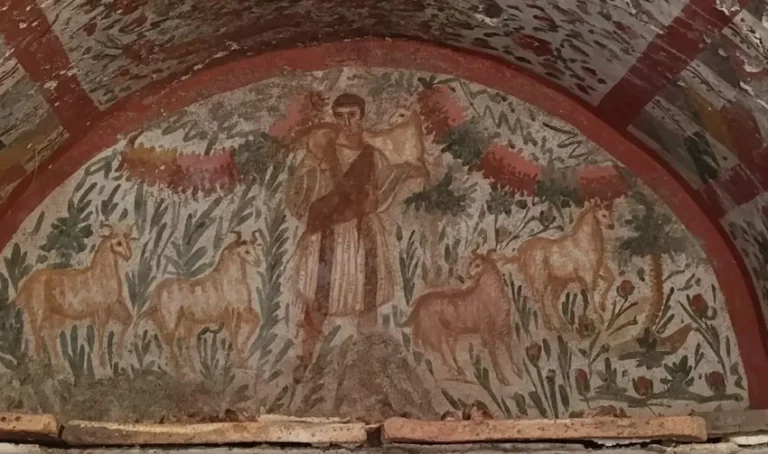 Arqueólogos descubren un fresco cristiano primitivo que representa a Jesús en Turquía