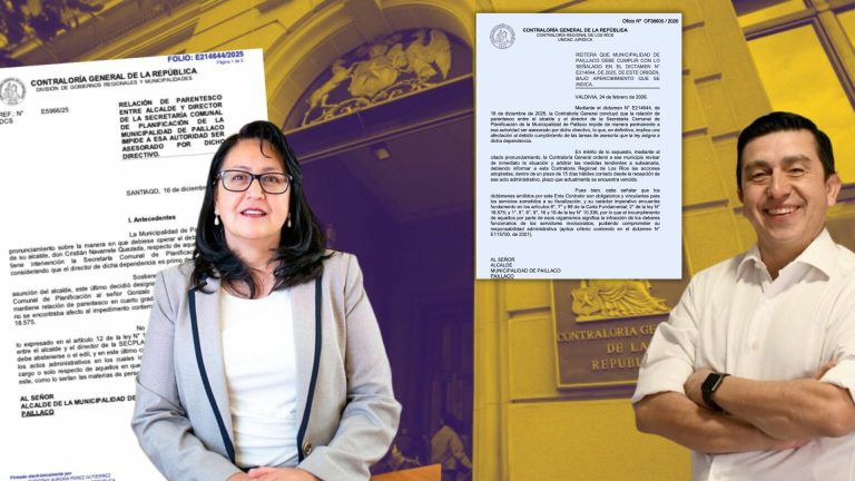Contraloría da ultimátum a Paillaco tras más de 30 días sin reportar medidas por designación de primo del alcalde en Secplan